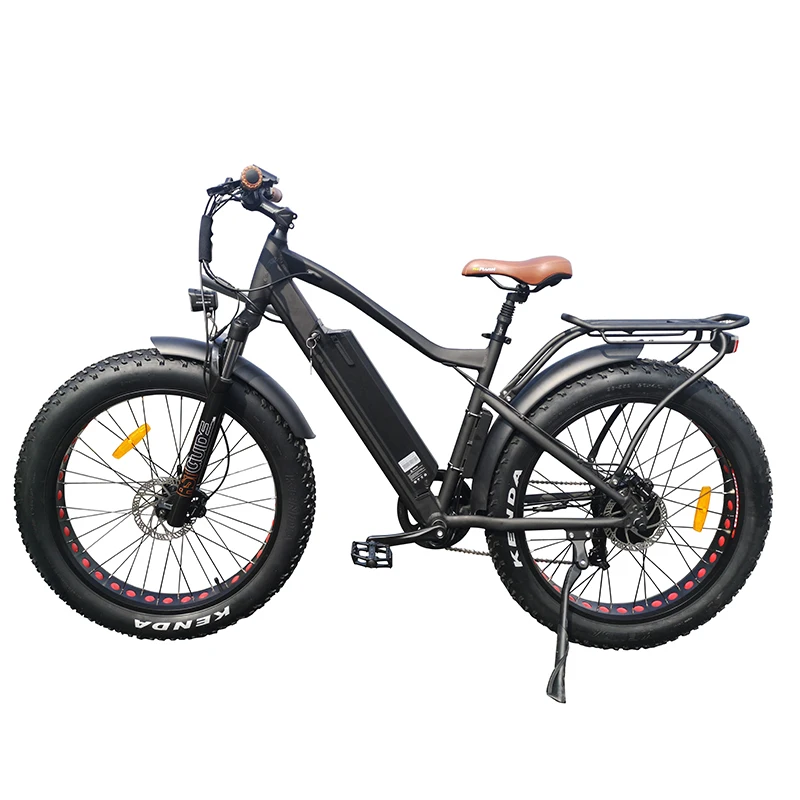 MTB adult electric bicycle Fat Tire Step over mountain ebike 48V 750W  Lithium Battery with Disc Brakes