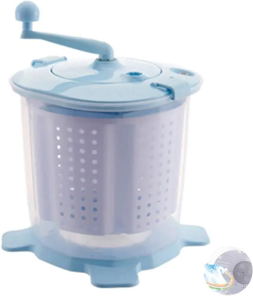 Manual Washing Machine Portable Hand Cranked Washer
