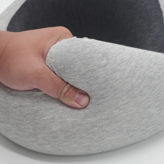 Ergonomic Design Relax Neck Adjustable Snail Shape Pillow Premium Compressible Memory Foam Headrest Perfect Travel Neck Roll