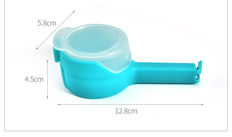 Adjustable Multi-Function Plastic Tea Moisture-Free Food Sealing Clip Leak-Proof Snack Bag Clip with Discharge Nozzle