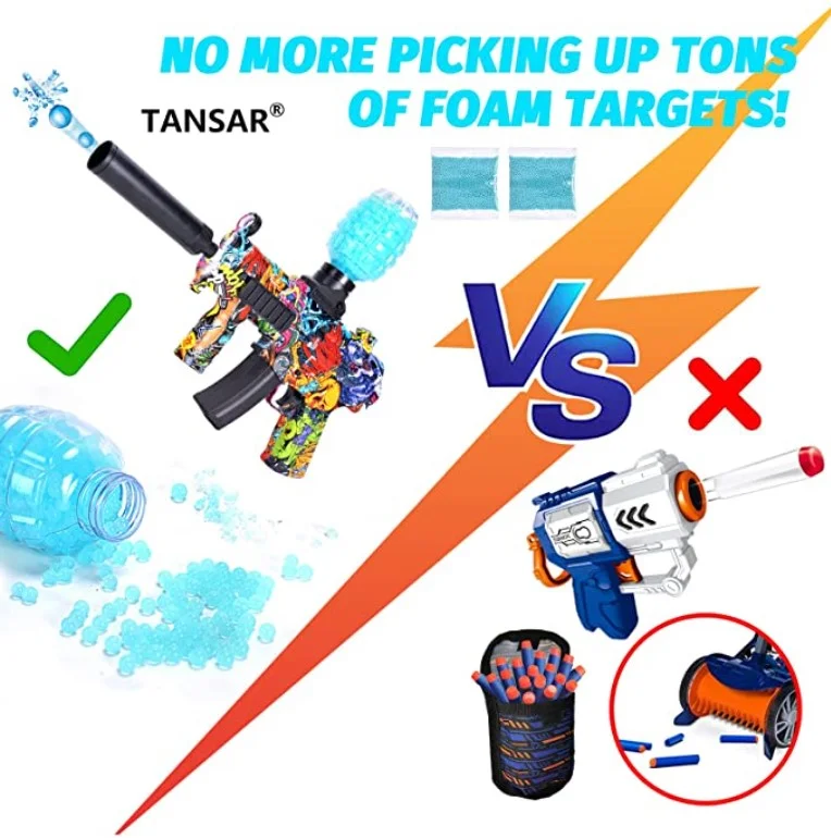 Amazon Hot Sells Gel Gun Rechargeable Electric Akmm 47 Mm4 Water Gel