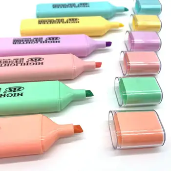 Customized New Type Fashionable Office Fluorescent Highlighters Markers Pens