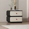 [c2 double bois massif] riz noir blanc (gauche)