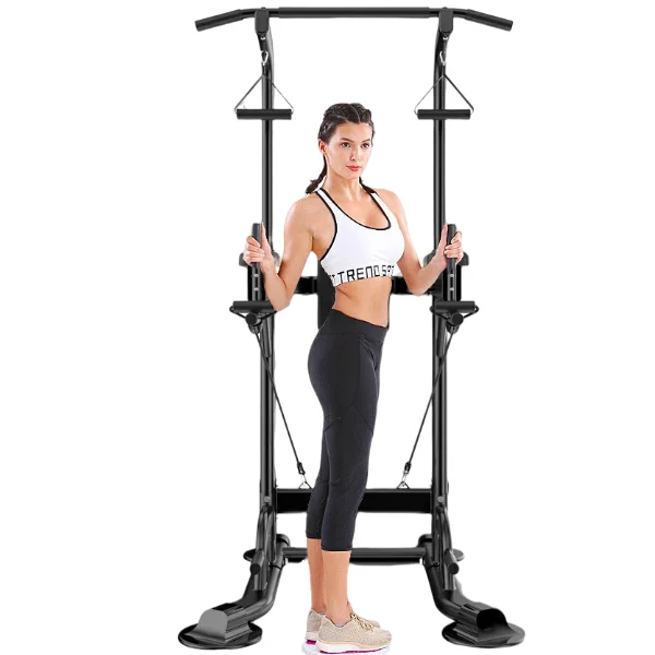 Hot Sale Home Gym Multi Functional Pull Up Bar Dip Station Exercise Power Tower