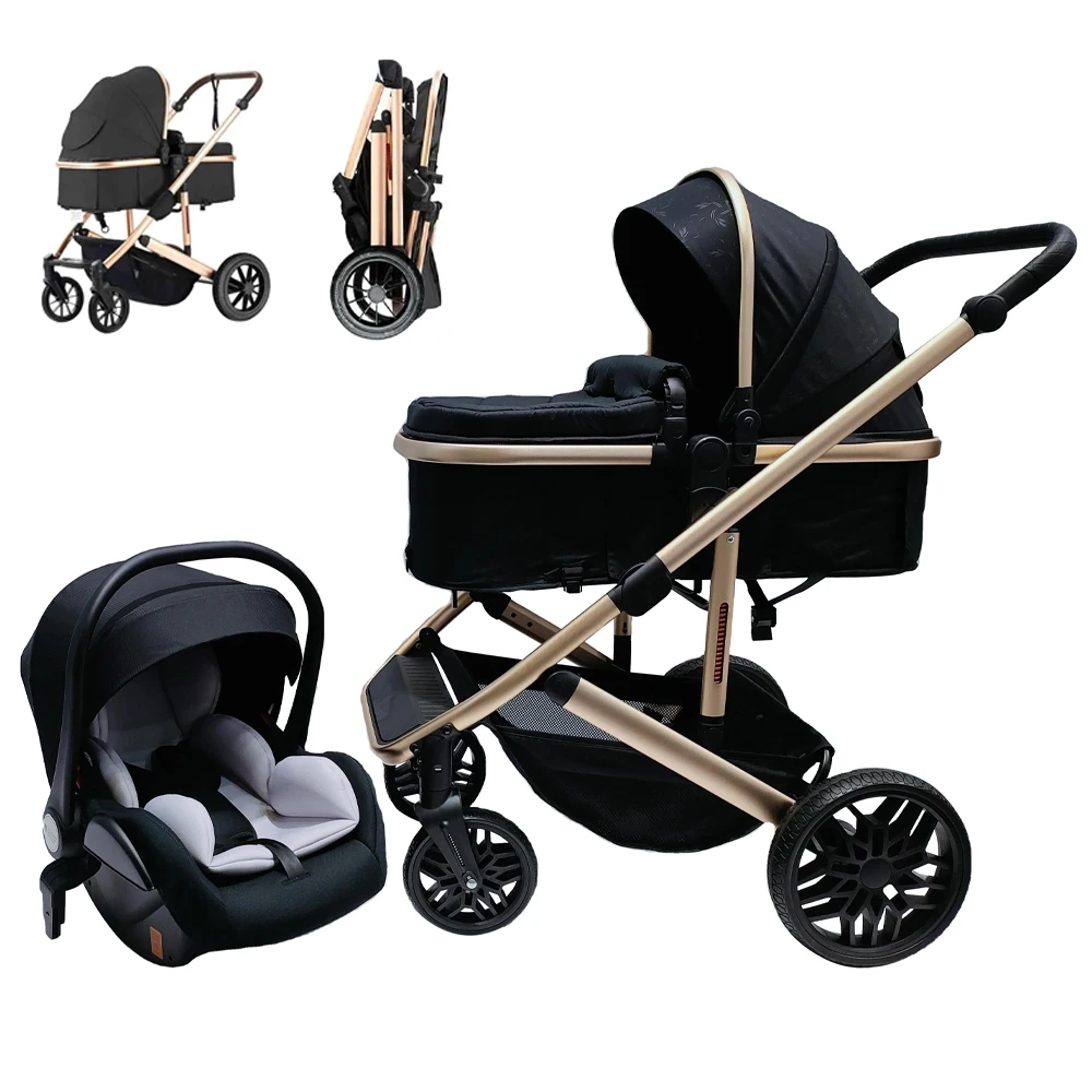 Newborn Light Weight Luxury Kids Stroller Car Seat Pushchair Prams