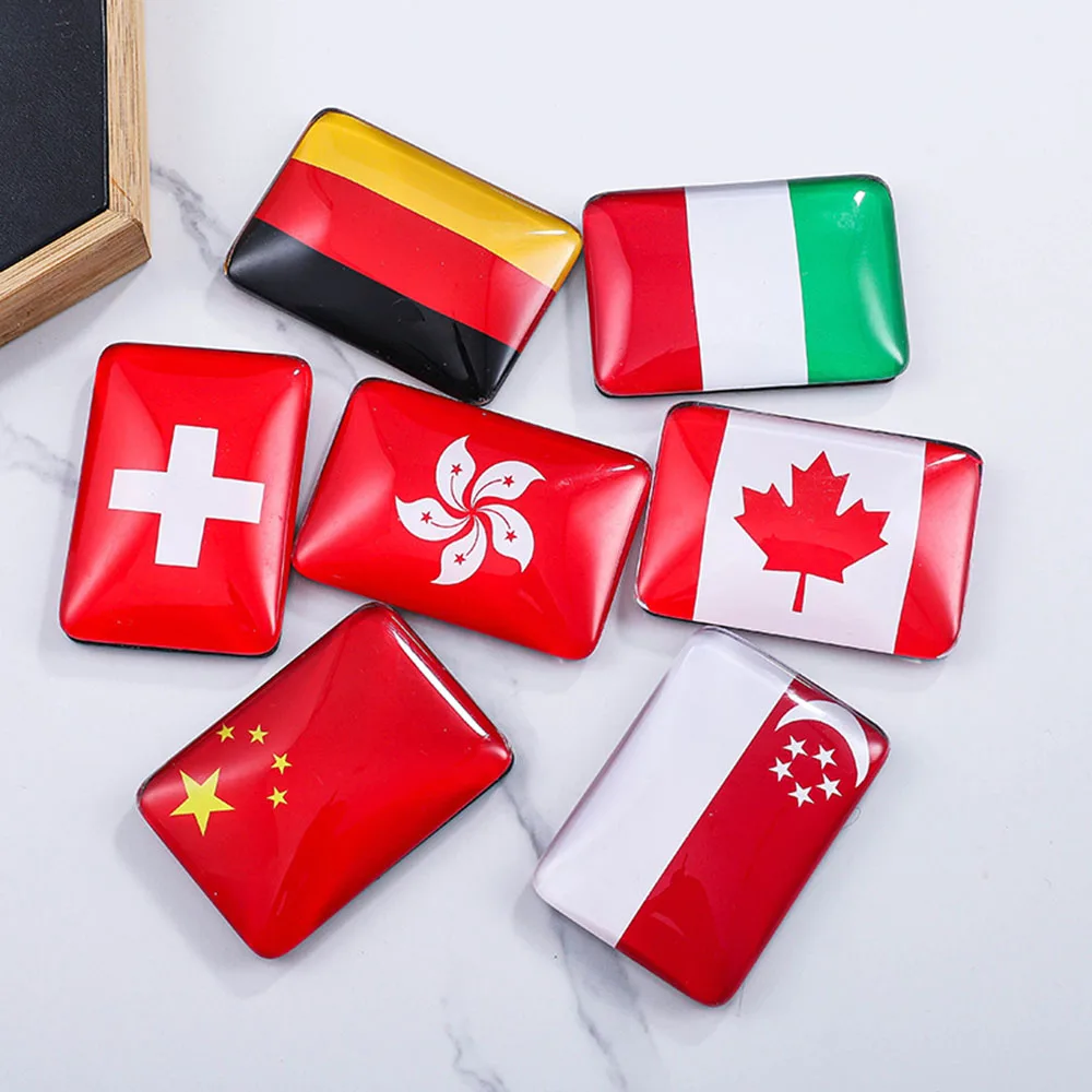 2026 Football World USA Canada Mexico National Flags Souvenir Fridge Magnet Minimalist Home Decor Magnetic Fridge Magnet