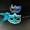 Lentejuelas de semillas de melón con flores laterales + traje de cuerno de alta calidad (azul)