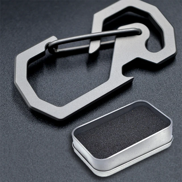 Customized Compact Multi Tool Key Carabiner Edc Gear Bottle Opener