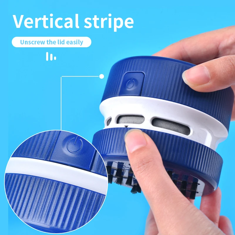 Маленький настольный резиновый Мини-пылесос с конфетти портативный студенческий Настольный портативный мини-пылесос