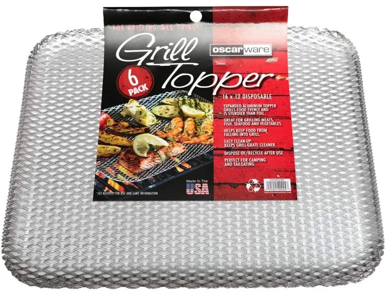 Oscarware 3-Pack Disposable Grill Topper