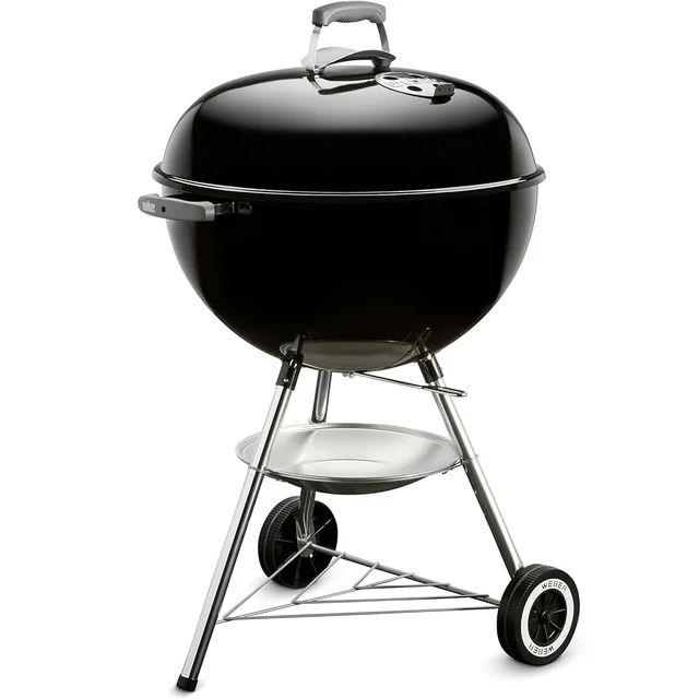 Weber Traveler Carbon Barbecue Grill Outdoor Classic Original Kettle 57cm Built-in Lid Thermometer