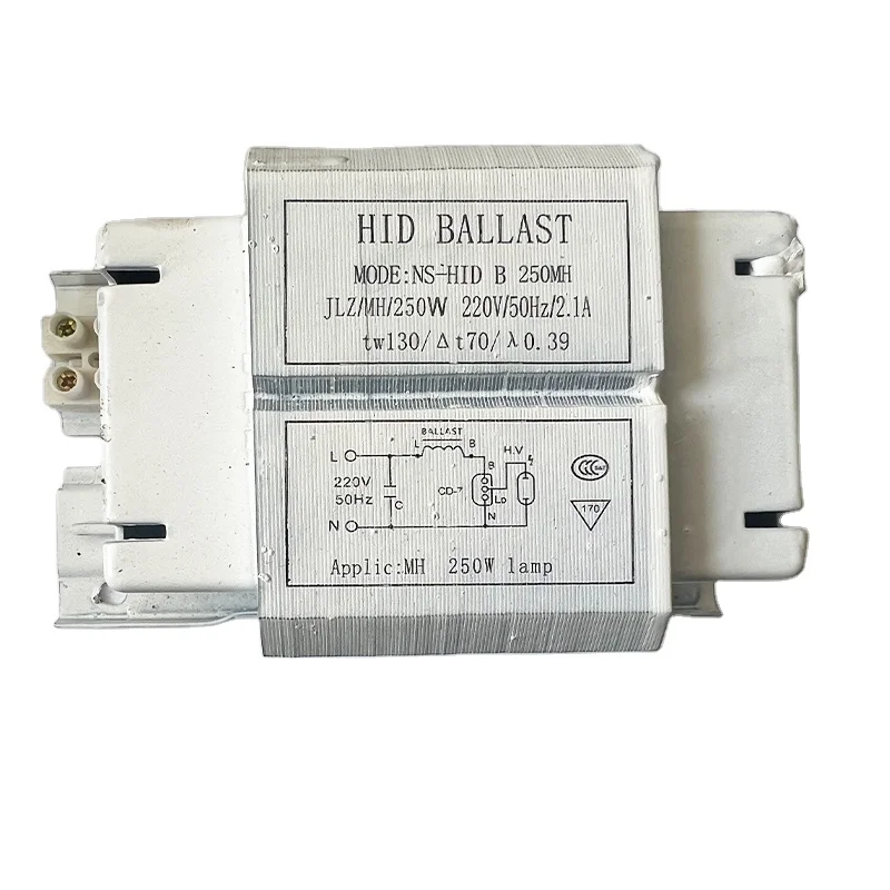 magnetic ballast 250w