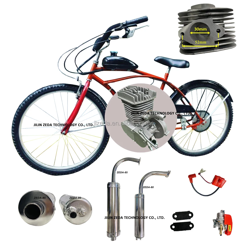 Engine Kit Motor Driven Bicycle Motor Bicicleta 80cc Gas Powered - Main Image