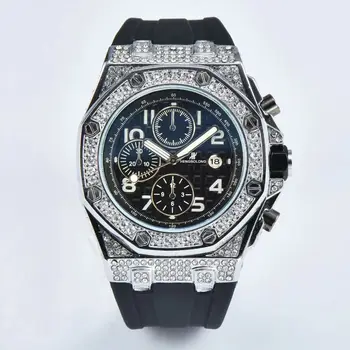 Excellent Quality Alloy Pin Buckle Men's Quartz Watch Display Your Charm Steel Watches