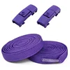 Purple + same color buckle