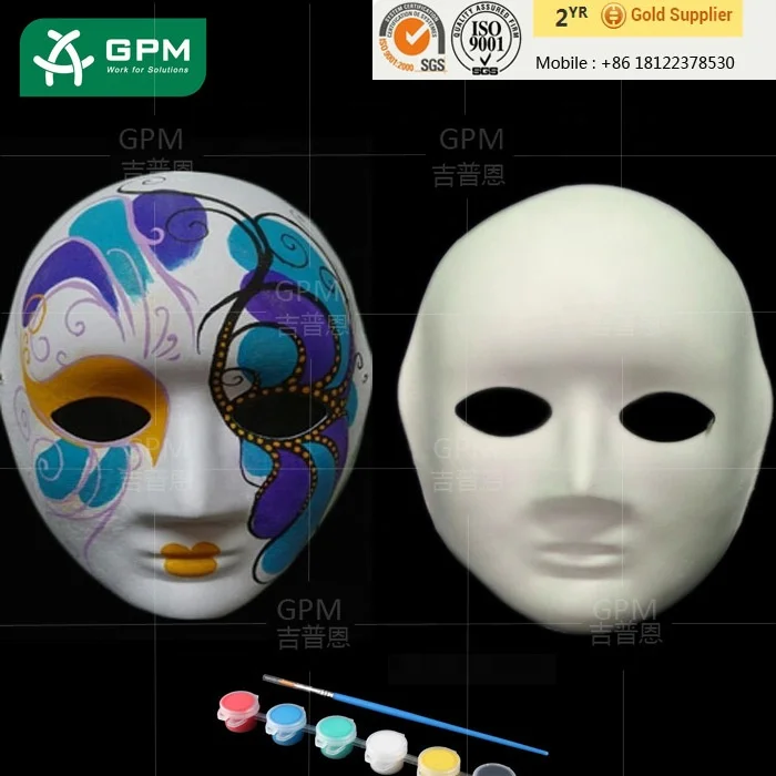 Genuine Venetian Mask Made in Italy Bauta Mens Masquerade Costume Wall Decor New