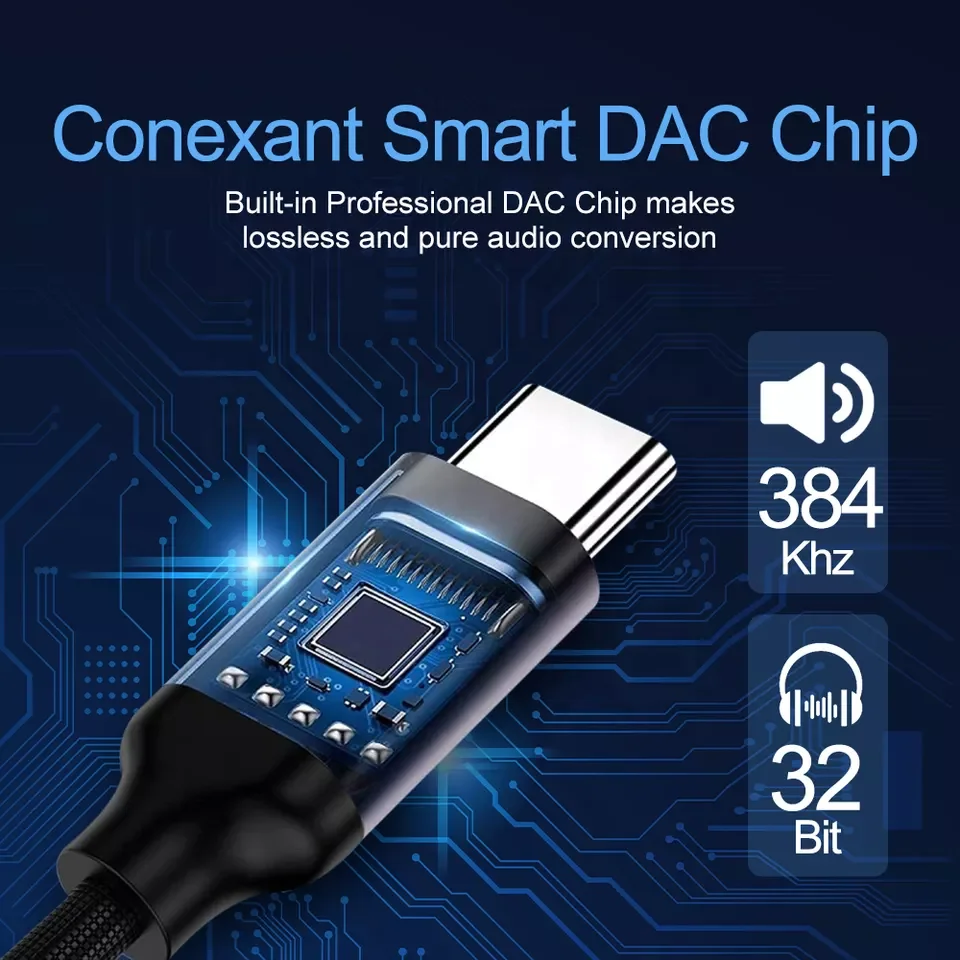 Usb C To 3.5mm Headphone Audio Adapter Headphones Adapter Type C To 3