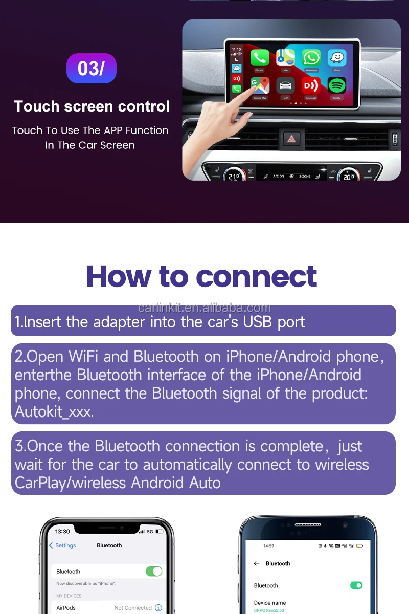 Carlinkit 5.0 2air - Upgrade to Wireless Carplay & Android Auto