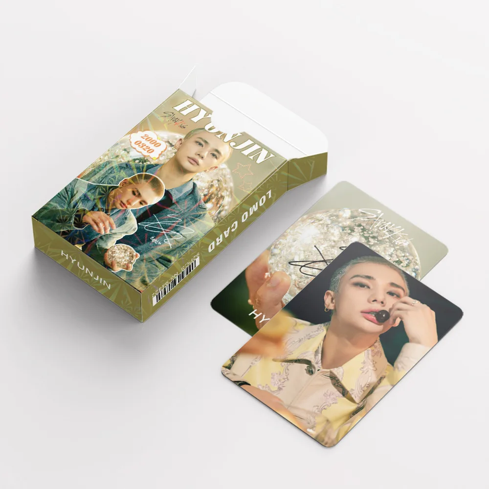 Stray Kids Fotokarten Set - 184 Teile Inklusive Aufkleber | Kpop Merchandise Geschenk