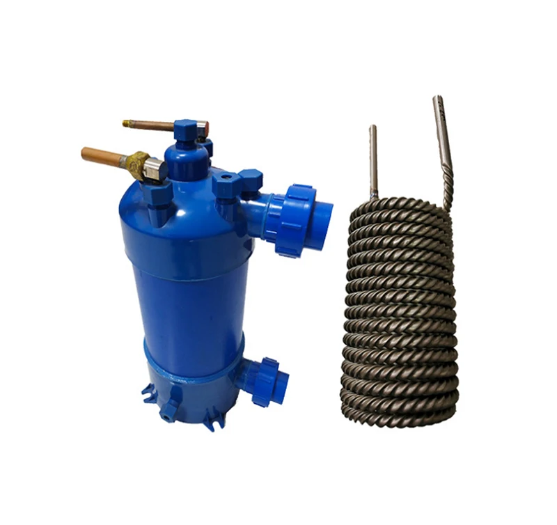 Quick Customization freon Cooling Shell and Tube Heat Exchanger Titanium Chiller for Sale