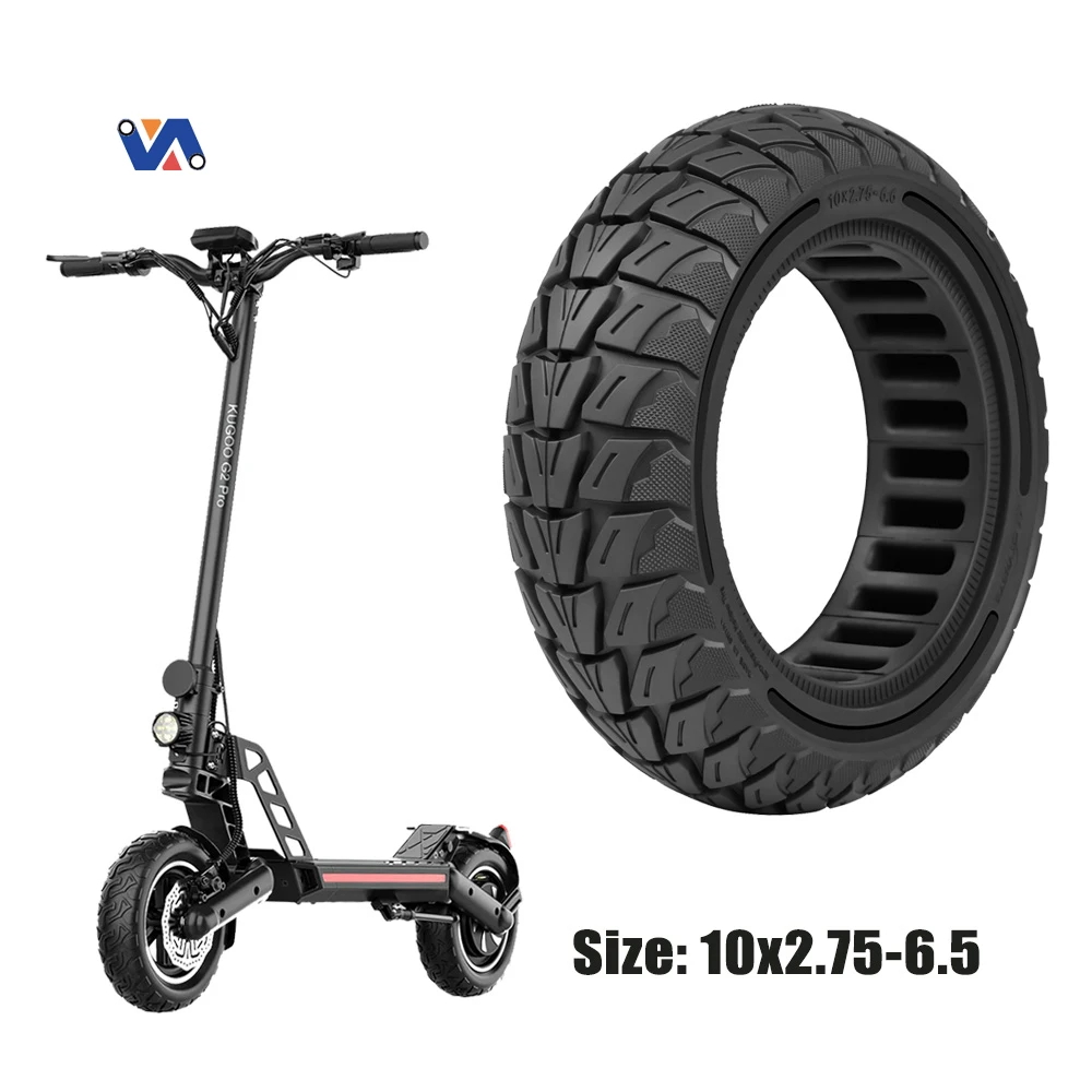 New Image EU Wholesale 10*2.75-6.5 Solid Tire for Electric Scooter Spare Parts Repair Kukirin G2/G3 10 Inch Scooter Tyre 10x2.75