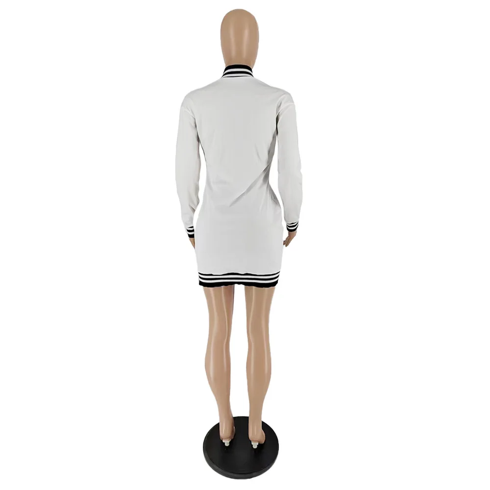 Women Clothes 2023 Women Long Sleeves Bodycon Dress Custom Baseball Jersey Dress Button Down Casual Dresses for Women Women Clothes 2023 Women Long Sleeves Bodycon Dress Custom Baseball Jersey Dress Button Down Casual Dresses for Women