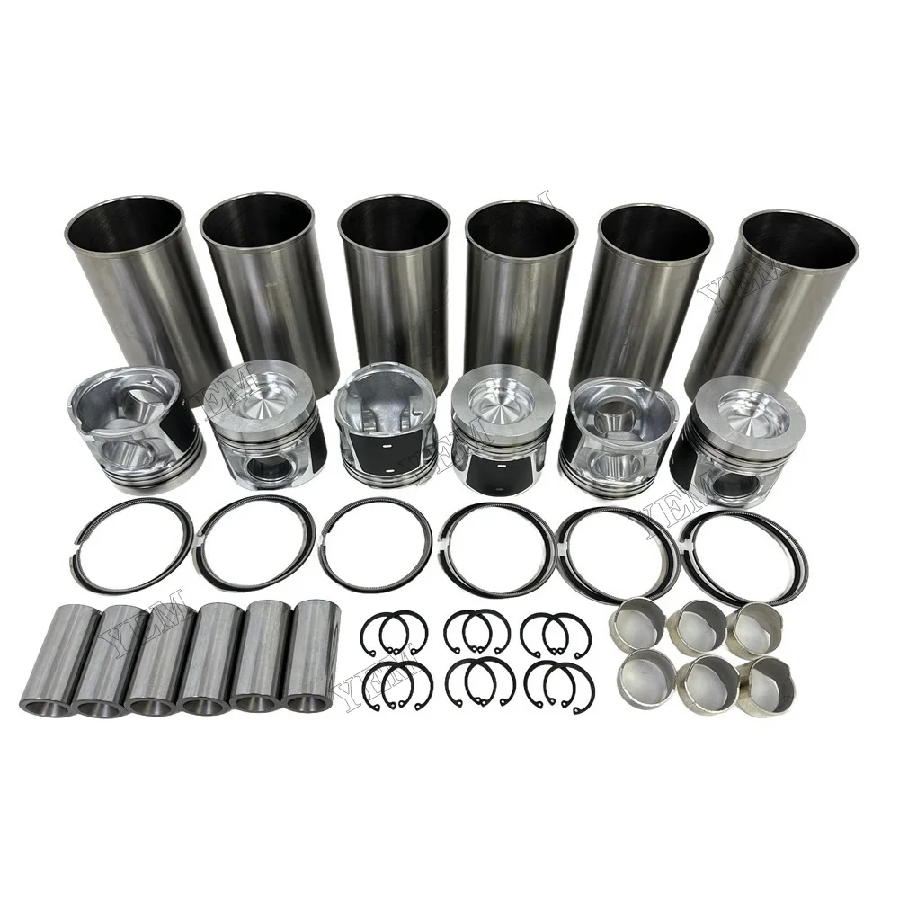 Cylinder Liner Kit Suitable for Volvo D6E Engine Replacement Parts 4