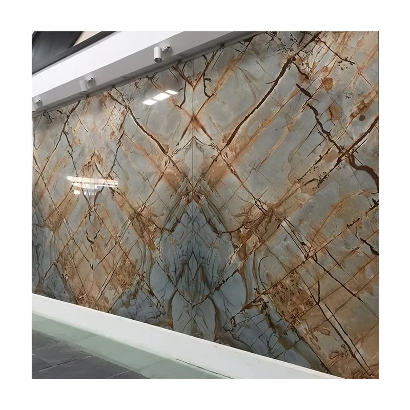 Book Match Brazilian Brazil Roma Blue Quartzite