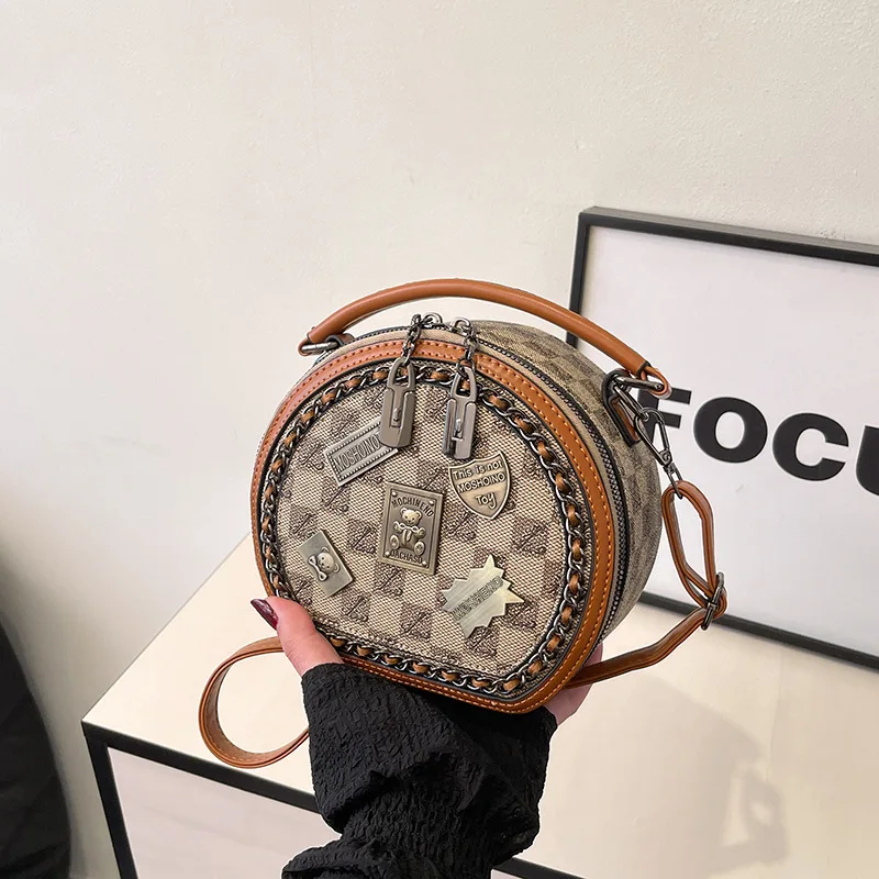 High End Women's Bag 2025 New Model, Internet Celebrity Versatile Shoulder Crossbody Bag, Fashionable And Personalized Handbag