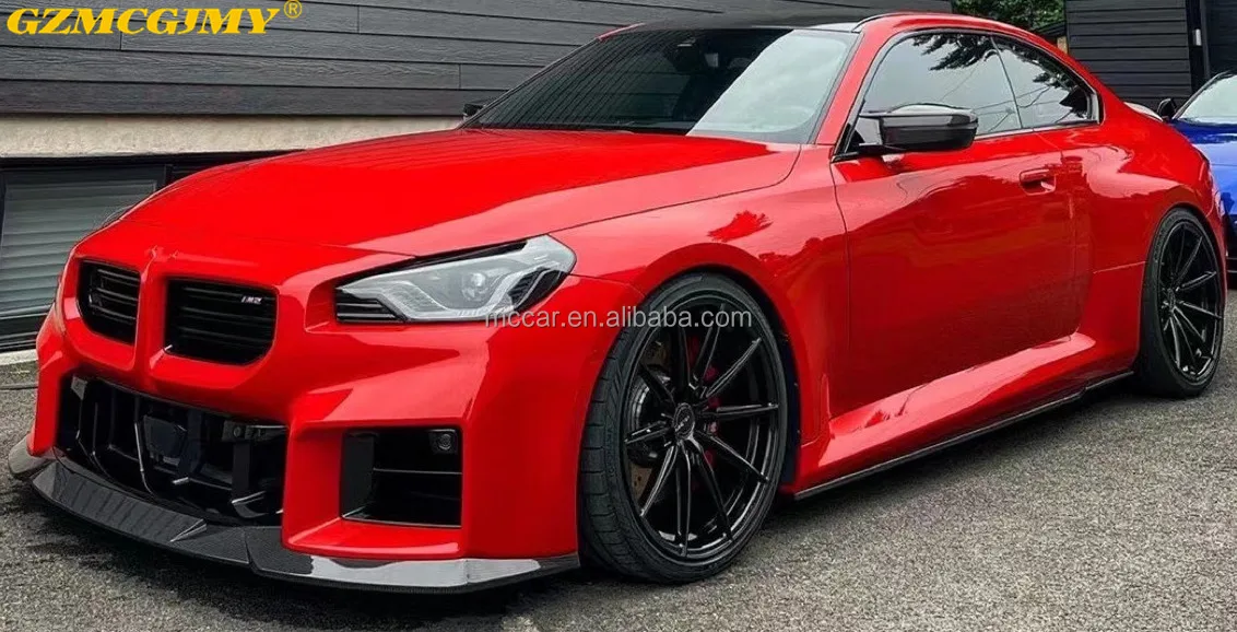 ドライカーボンM2 G87カーバンパーセパレーターBMW M2 G87 R44カーボン