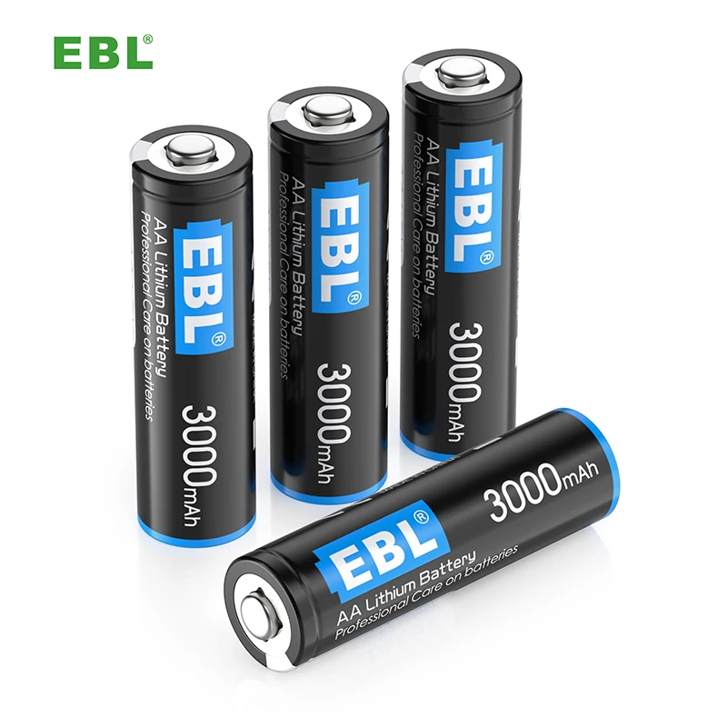 High Performance Constant Volt Double A Battery 3000mAh 1.5V AA Lithium Batteries