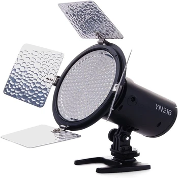 Professional YN216 Video LED Video Light Camera Video Light With 4 Color Plates for Canon DSLR Photographic Lighting product image