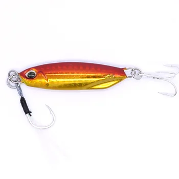 AOCLU Slow Metal Cast Jig Spoon 20g Casting Jigging Lead Fish Sea Bass Fishing Lure Artificial Bait Tackle for Saltwater Jigging – Metal Jig – view 5
