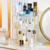 Square transparent three-layer (gold rod)