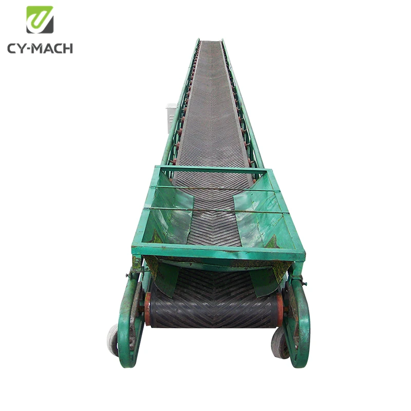 Large Output Portable Soil Sand Manure Belt Equipment Electric Roller Packing Transfer Conveyor for Conveying Chicken Farm