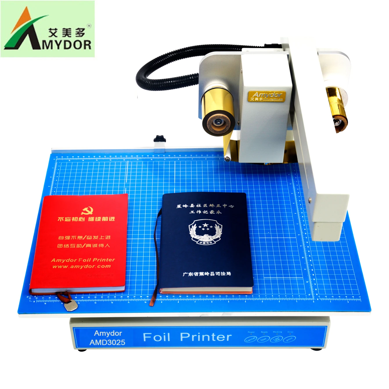 A4 Diary, Book Cover, Automatic Amydor 3025 Foil Stamping Printer Hot Sale AMD3025 Digital Gold Foil Printing Machine