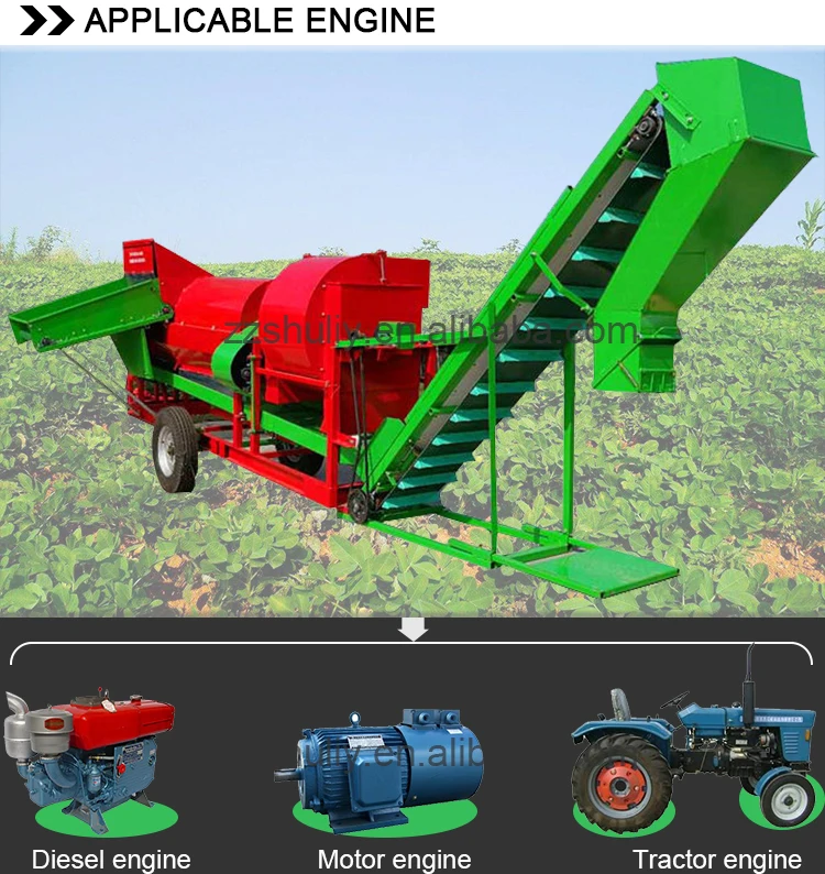 Fully Automatic Groundnut Harvesting Machine Peanut Picker Groundnuts Picker Hervester Machine