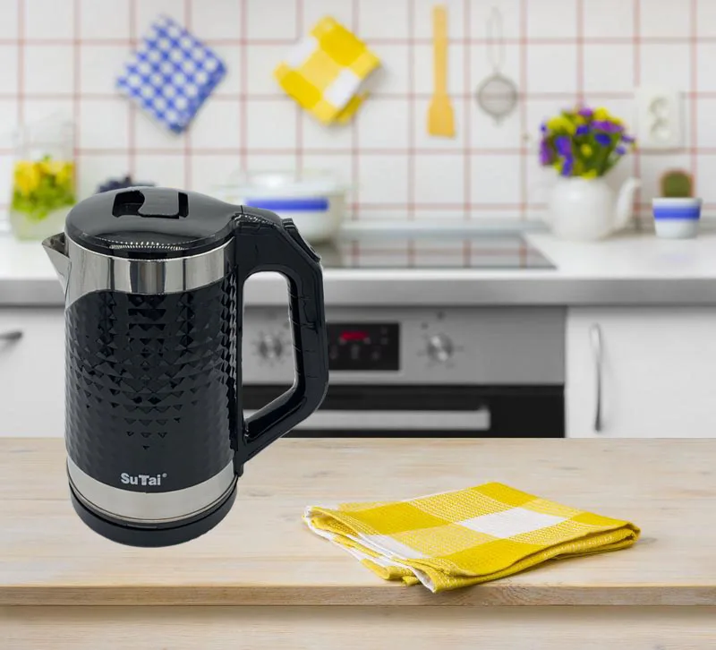 Hot Sale Fashionable 1500W Tea Water Cordless Electric Kettle Boiler  for Home Appliance Kitchen Hotel