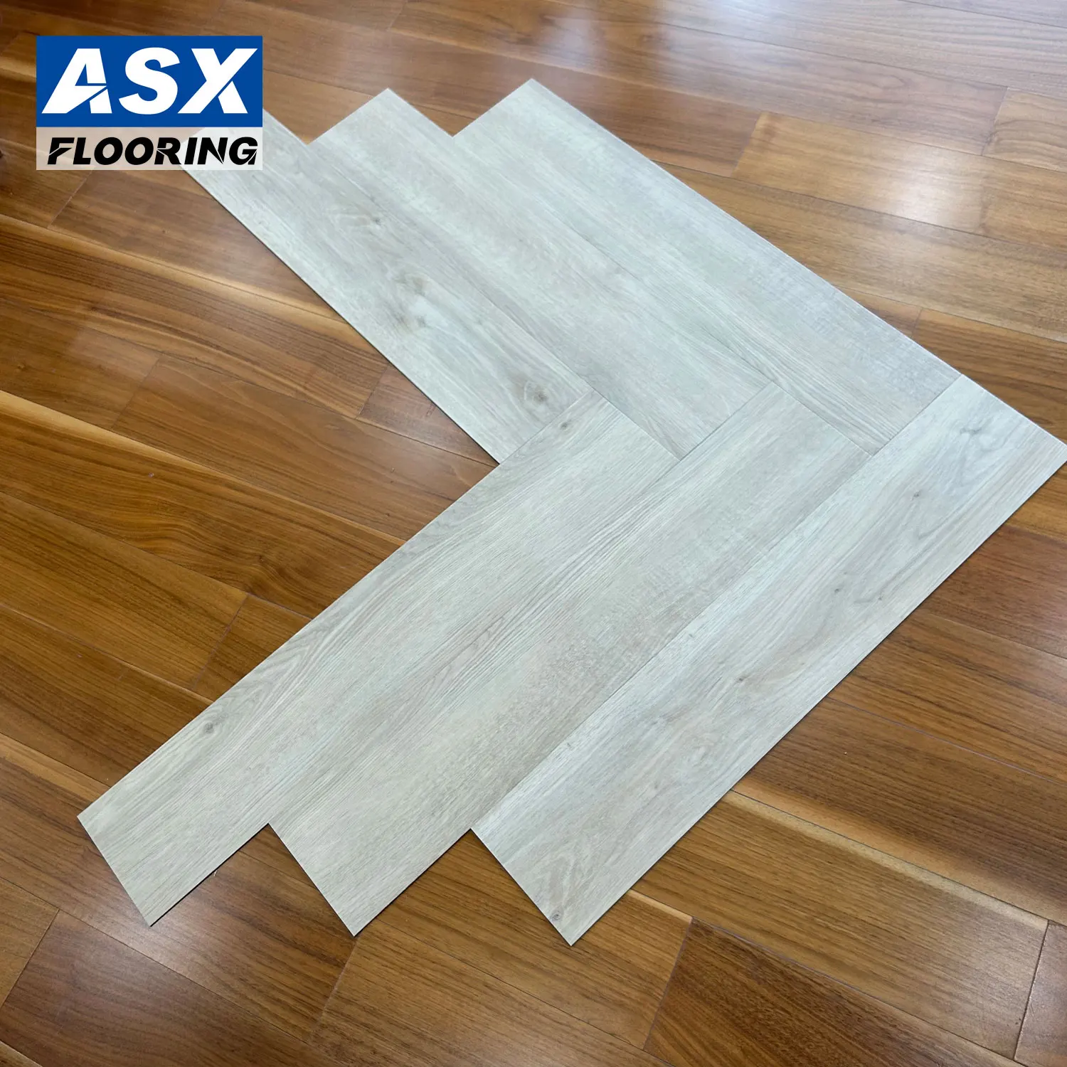 Free Sample Wood Textured Herringbone Luxury Vinyl Plank 600*120mm 2.0mm Wear Layer 0.15mm Pvc Vloeren Pvc Dry Back Herringbone