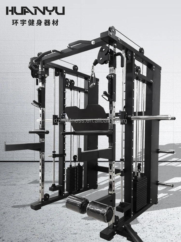 Новый дизайн горячая распродажа Dezhou Функциональный Тренажер и Смит оборудование для коммерческого Спортзала/Смит-машина