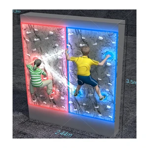 ABAM Equipment Interactive Projection Sport Game Indoor Playground Trampoline Park Rock Climbing Wall Kid