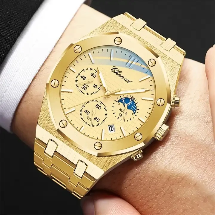 CHENXI 948 Men's Stainless Steel Chronograph Watch