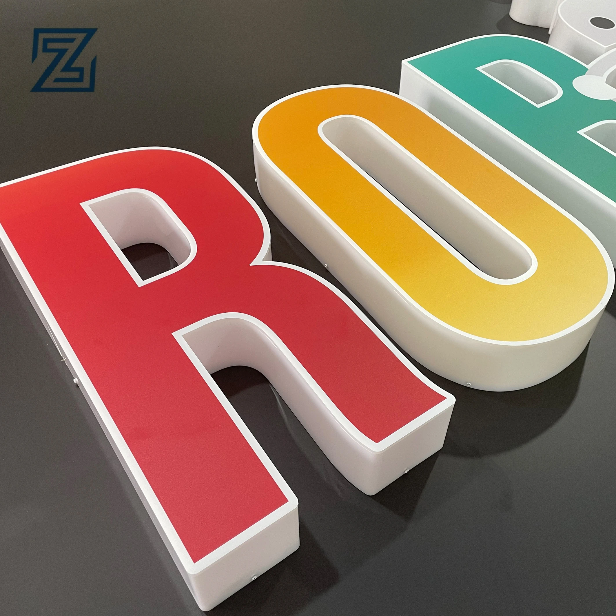 Source 3d logo sign letters acrylic lights Letter logo advertising Sign Outdoor Big Standing colour led letter on m.alibaba.com