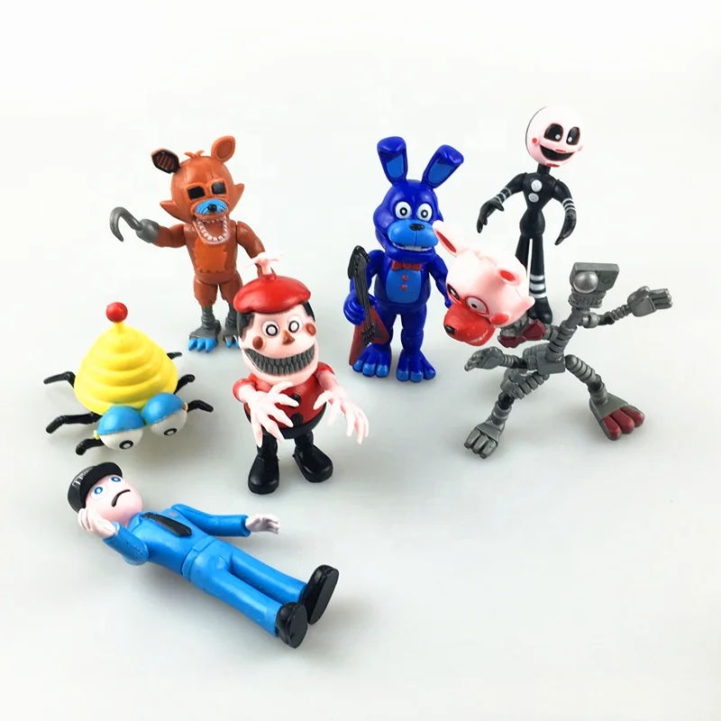 Dihao Fnaf Novo Jogo De Terror Cinco Noites Em Freddys Balloonboy Foxy  Freddy Coelho Mini Ação Edifício Bloco Tijolo Figura Brinquedos - Compre  Dihao Fnaf Novo Jogo De Terror Cinco Noites Em