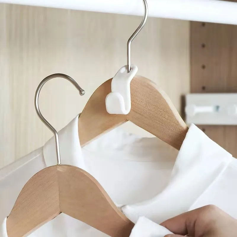 Clothes Hanger Connector Hooks, Cascading Hangers Hooks Space