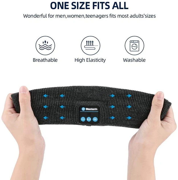 Soft Stereo Sound Headphones Fitness Music wireless Headband - ANKUX.COM
