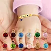Gold Birthstone Bracelet