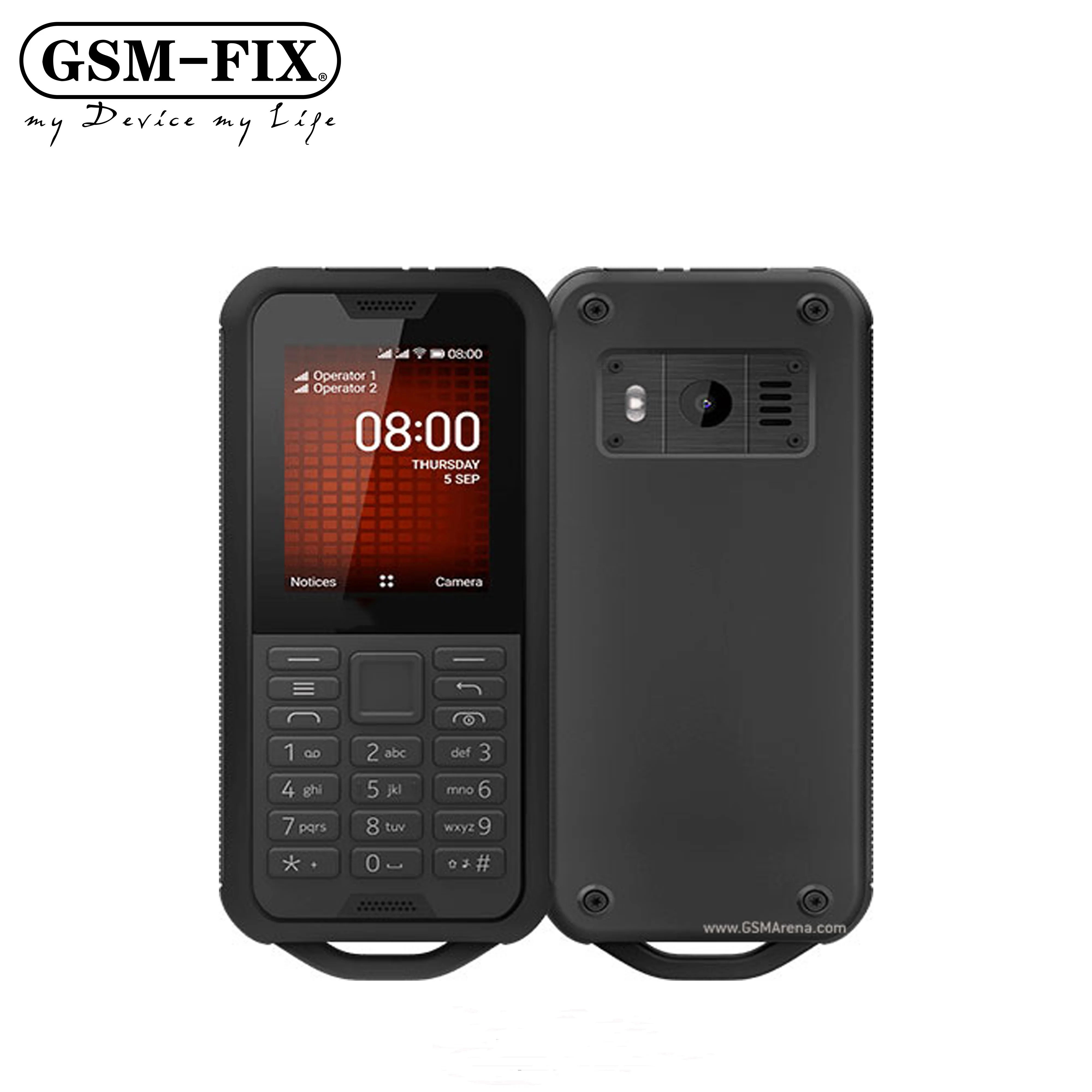 GSM-FIX Nokia 800 Tough 4G Mobile Phone - Waterproof, Dual SIM