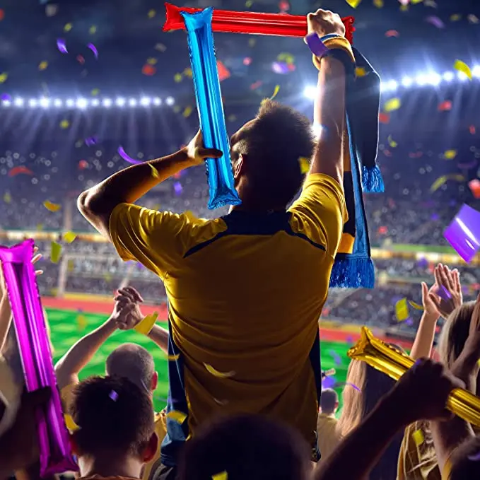 Лидер продаж Прямая поставка с завода цветные Хлопушки Хлопушка гроза палочка надувные шумоизоляторы игрушки по лучшей цене