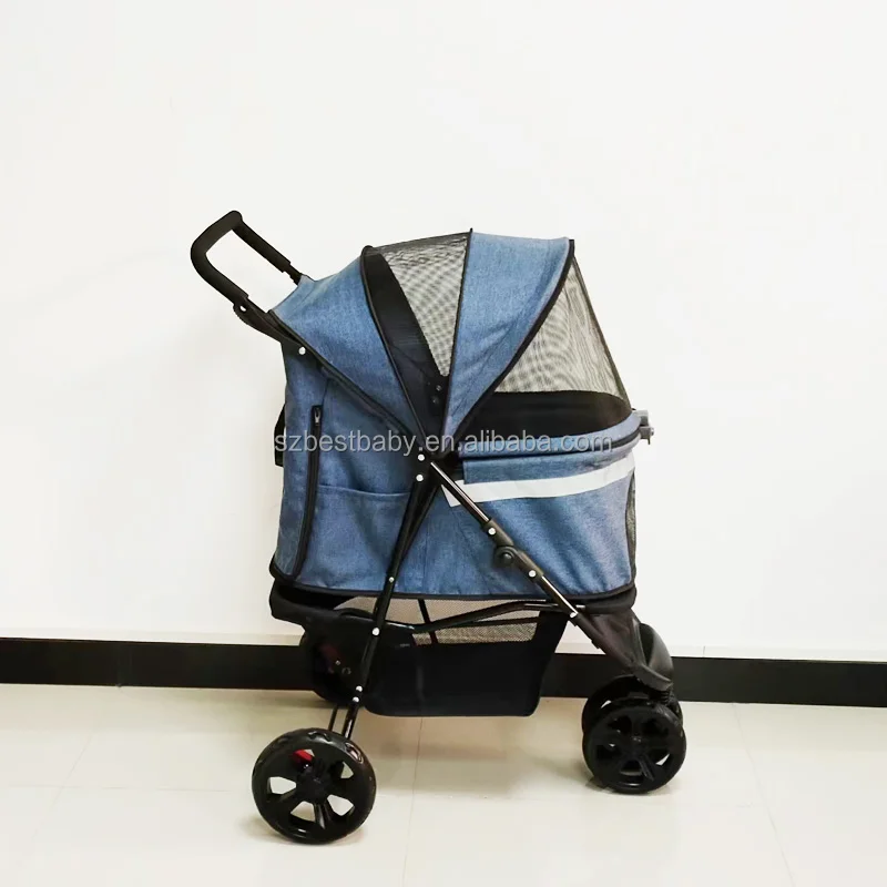 Luxury Folding Pet Stroller For Dog Outdoor Dog Strollers Pet Carrier